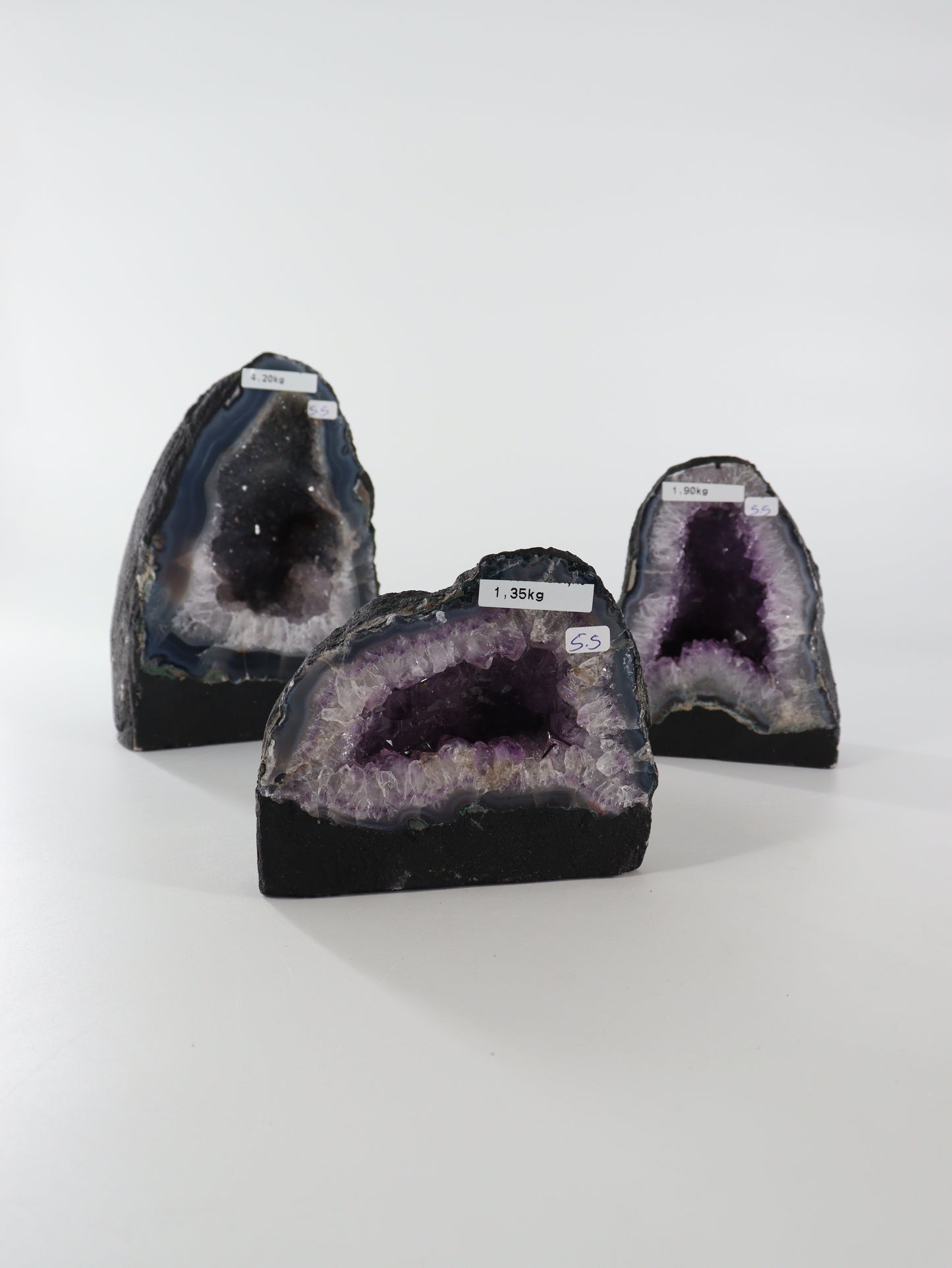 Amethyst Cathedrals Set of 3 - Expert Wholesale and Supplier of Wholesale Crystals & Bulk Gemstones, []