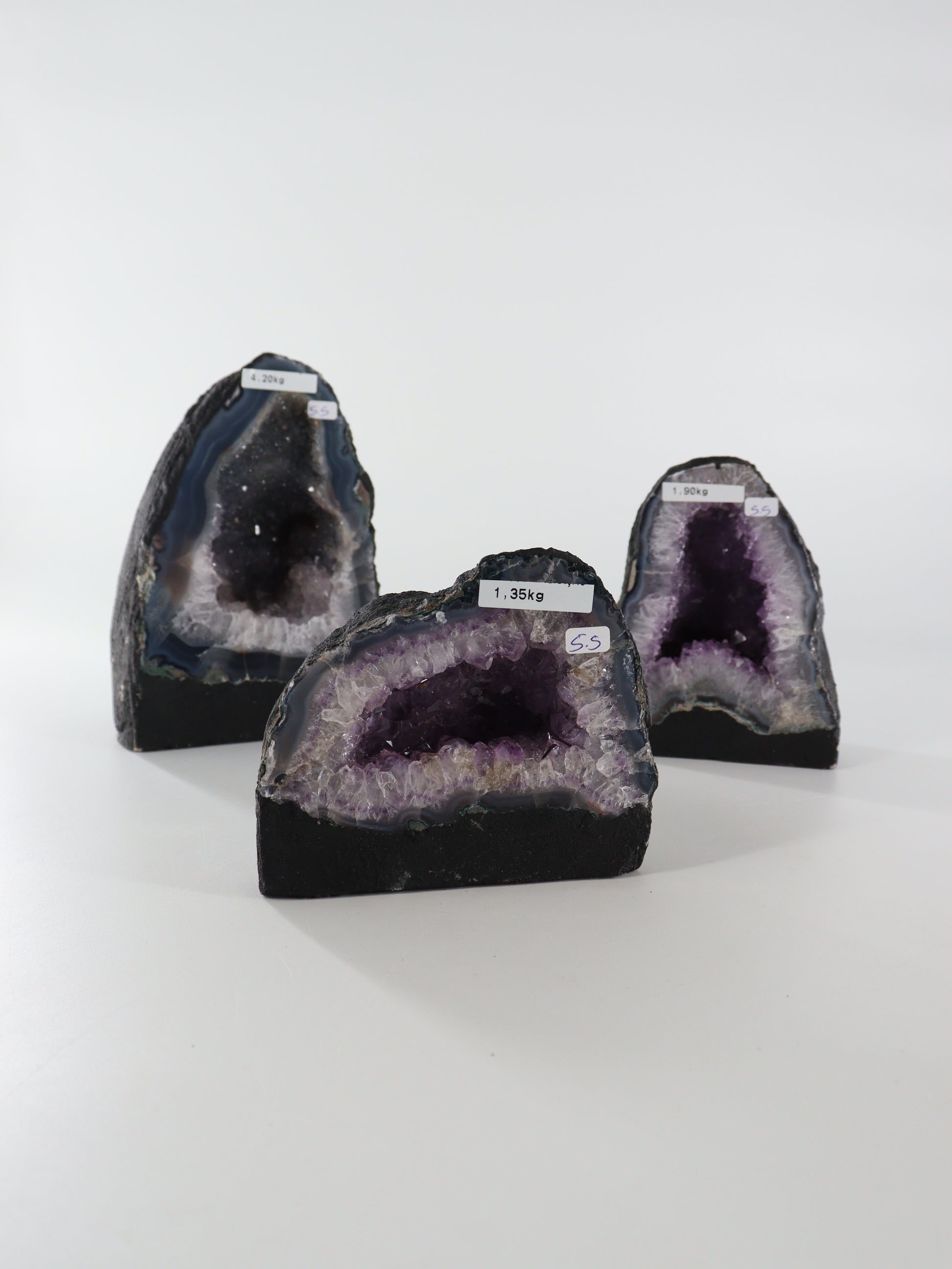 Amethyst Cathedrals Set of 3 - Expert Wholesale and Supplier of Wholesale Crystals & Bulk Gemstones, []