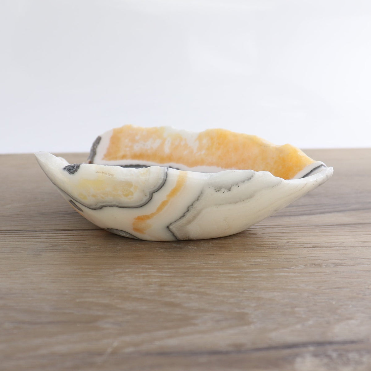 Mexican Onyx/Calcite Bowls Set of 2