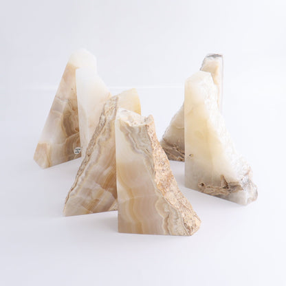 Calcite/Onyx Bookends Set of 10 pairs - Expert Wholesale and Supplier of Wholesale Crystals & Bulk Gemstones, ["Bookends","Calcite","onyx"]
