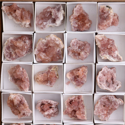 Pink Amethyst Clusters Set of 24