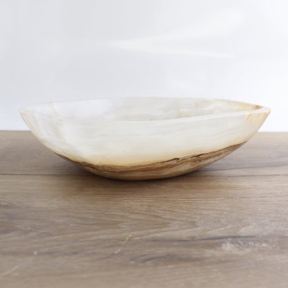 Mexican Onyx/Calcite Bowl 9"