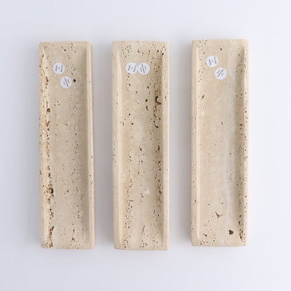 One Travertine Incense Holder | Mi Esperanza Minerals | Supplier of Crystals and Onyx