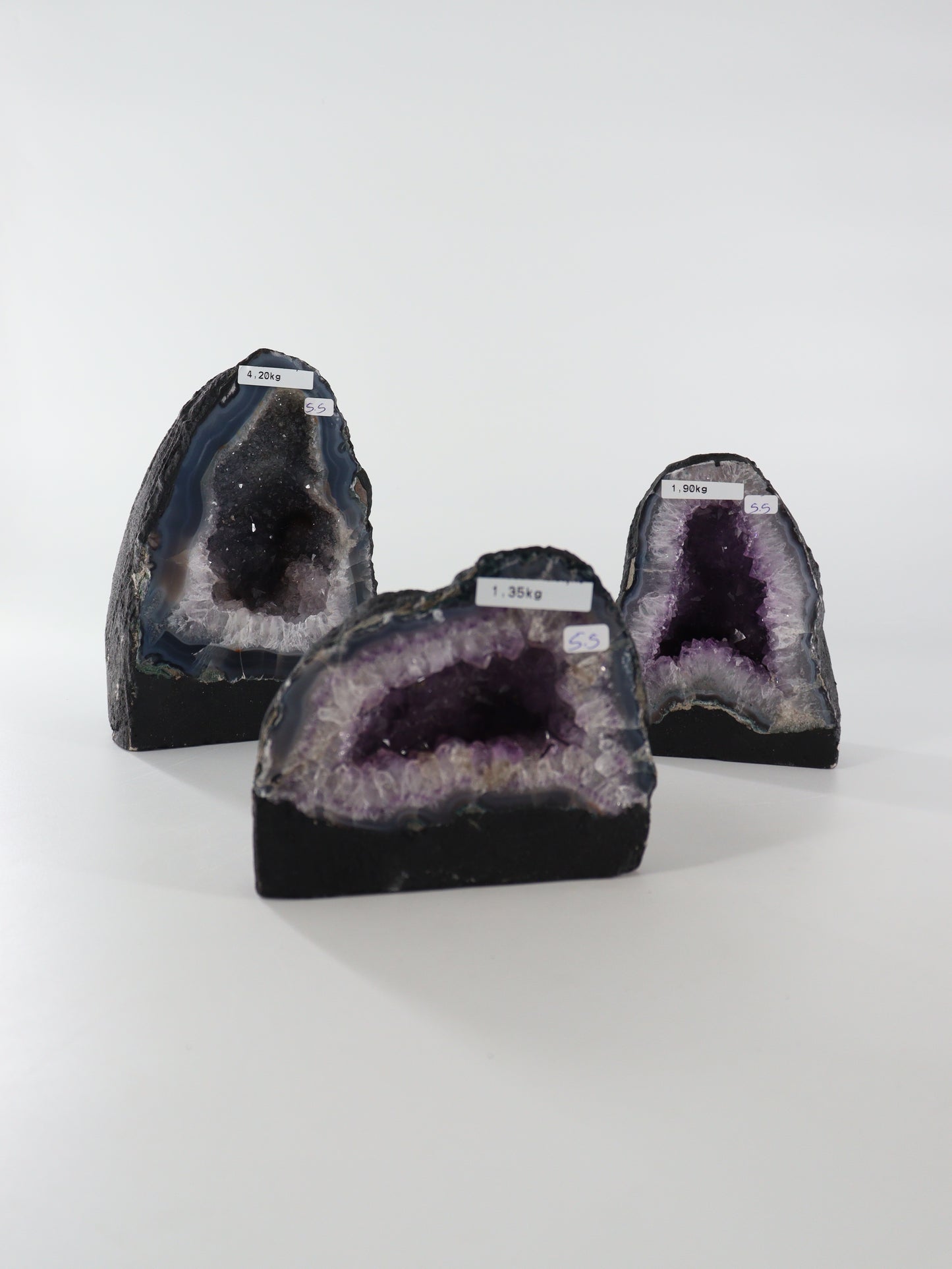 Amethyst Cathedrals Set of 3 - Expert Wholesale and Supplier of Wholesale Crystals & Bulk Gemstones, []