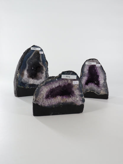 Amethyst Cathedrals Set of 3 - Expert Wholesale and Supplier of Wholesale Crystals & Bulk Gemstones, []