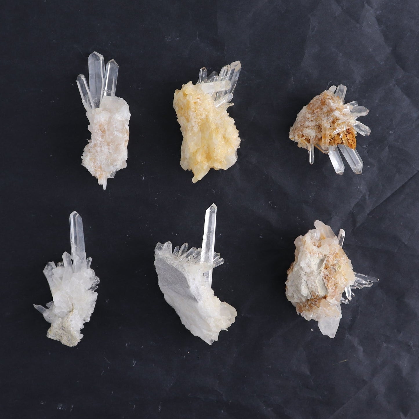 Lemurian Clusters from Columbia Set of 6
