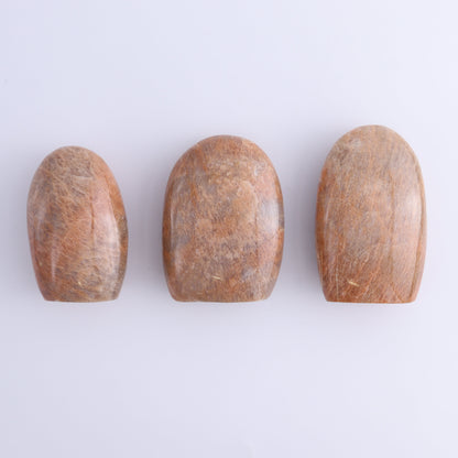 Peach Moonstone Freeform Set of 9 - Expert Wholesale and Supplier of Wholesale Crystals & Bulk Gemstones, ["Freeforms","Peach Moonstone"]