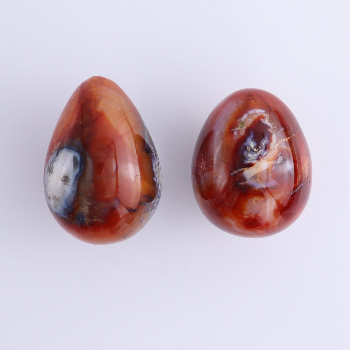 Carnelian Eggs Set of 12 - Expert Wholesale and Supplier of Wholesale Crystals & Bulk Gemstones, ["carnelian","Eggs","Madagascar"]