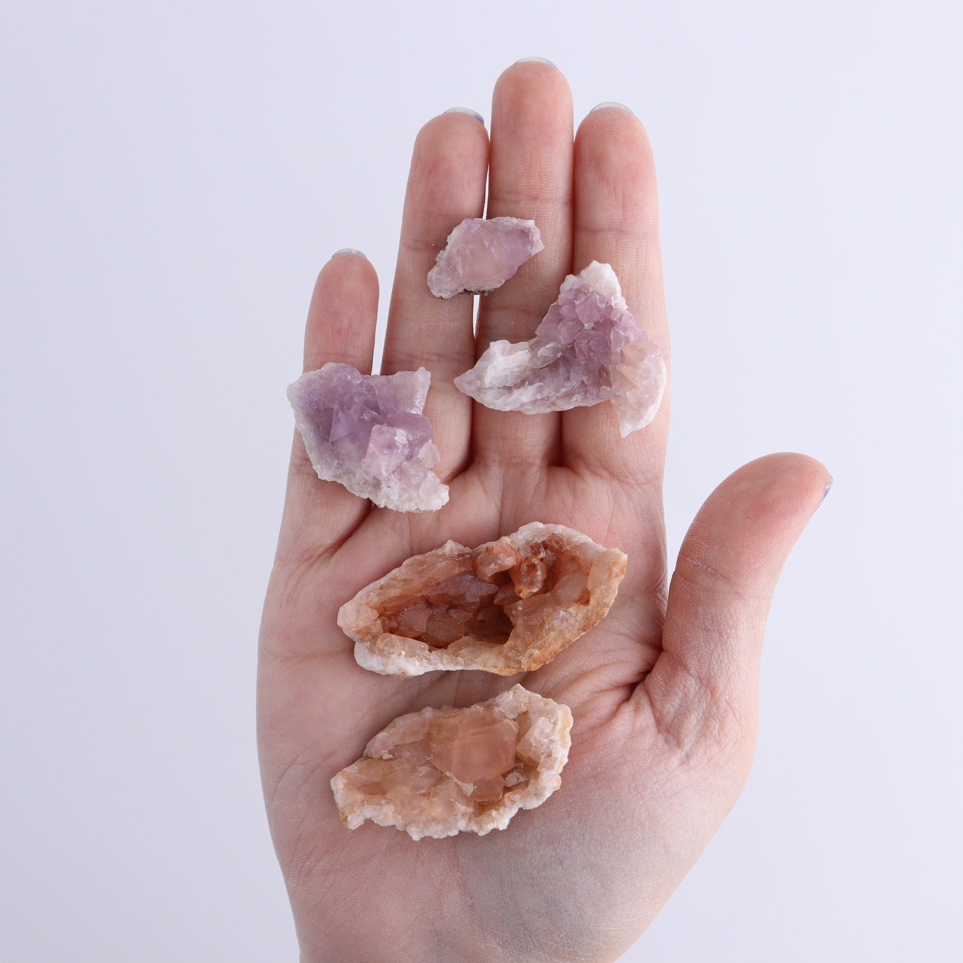 Pink Amethyst Roughs Flat - Expert Wholesale and Supplier of Wholesale Crystals & Bulk Gemstones, ["Amethyst","Pink Amethyst"]