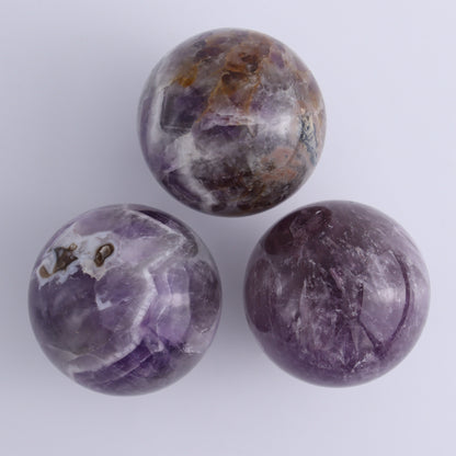 Amethyst Spheres Set of 6 - Expert Wholesale and Supplier of Wholesale Crystals & Bulk Gemstones, ["Amethyst","Brazil","Spheres"]