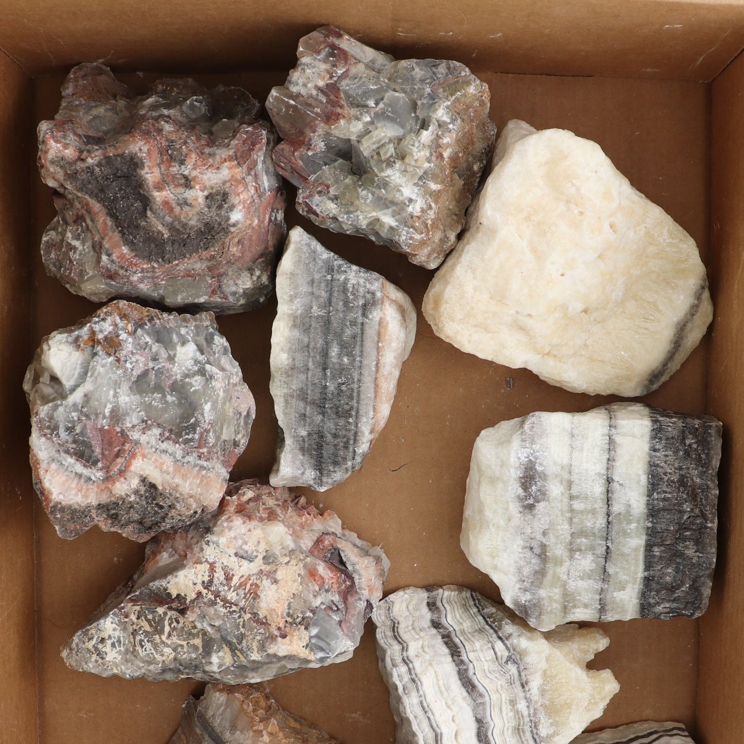 Calcite Roughs Set of 10