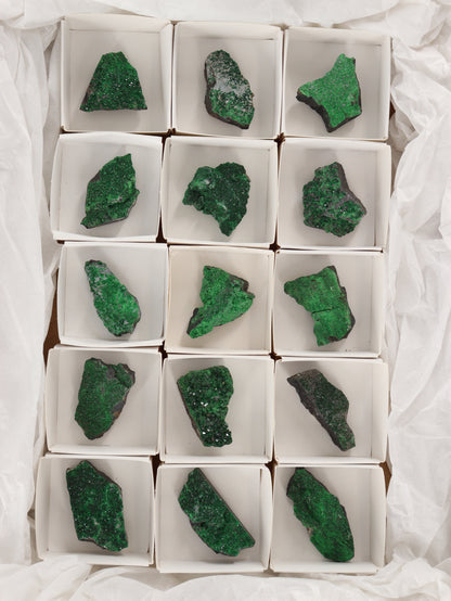 Uvarorite Garnet Set of 15 - Expert Wholesale and Supplier of Wholesale Crystals & Bulk Gemstones, []