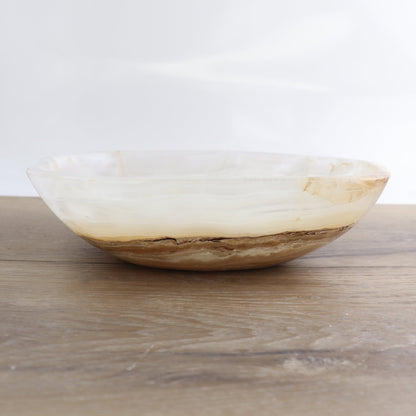 Mexican Onyx/Calcite Bowl 9"