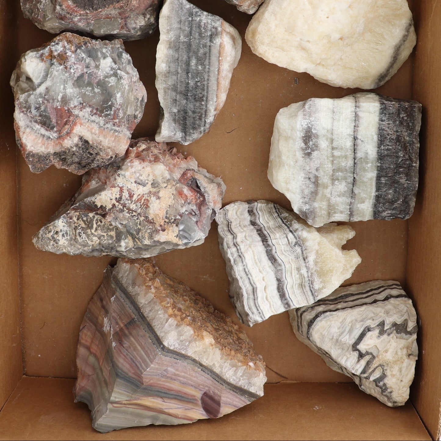 Calcite Roughs Set of 10