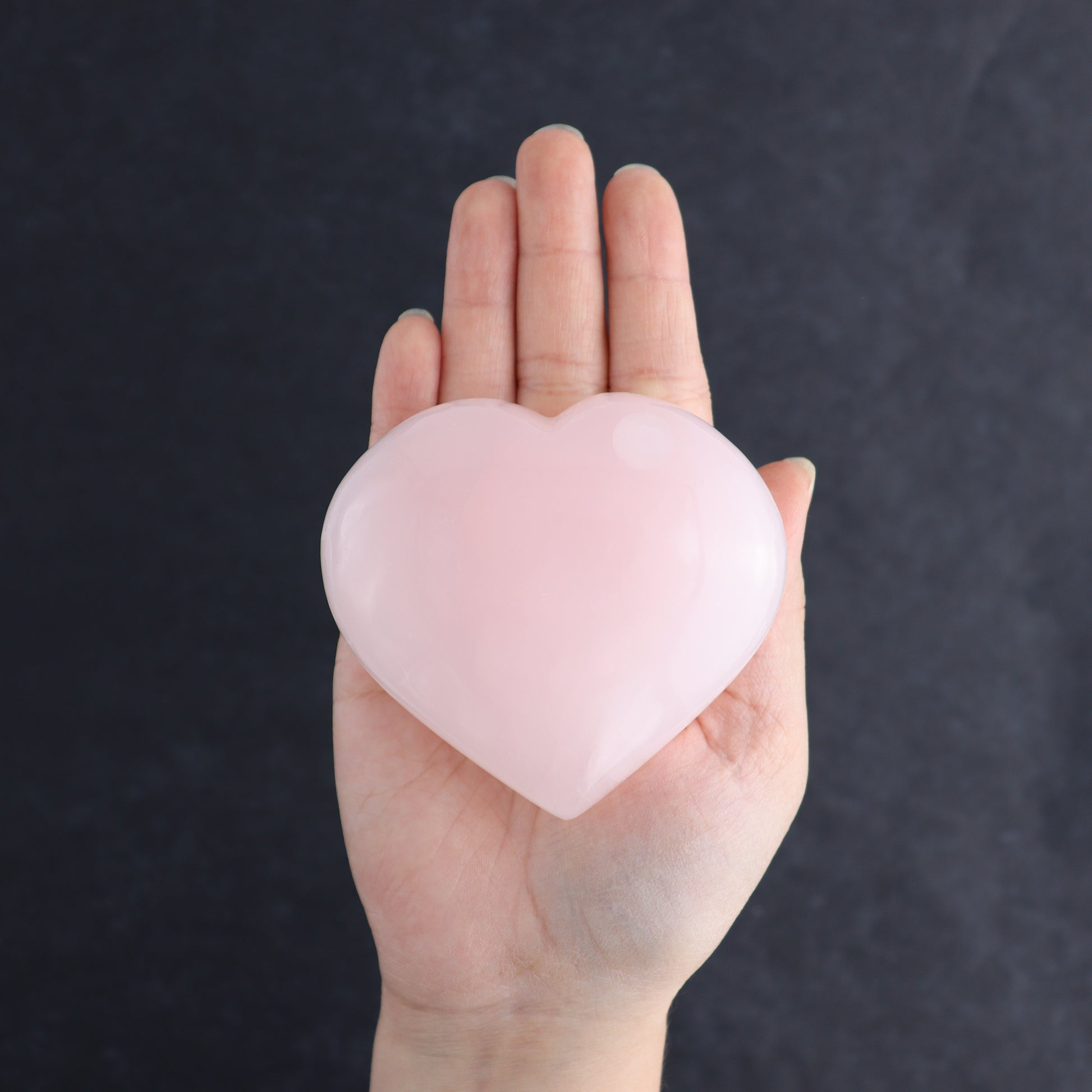 Pink Mangano Calcite Hearts Set of 6 - Expert Wholesale and Supplier of Wholesale Crystals & Bulk Gemstones, ["Calcite","Hearts","Madagascar","Pink Calcite"]