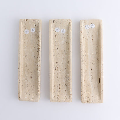 One Travertine Incense Holder | Mi Esperanza Minerals | Supplier of Crystals and Onyx