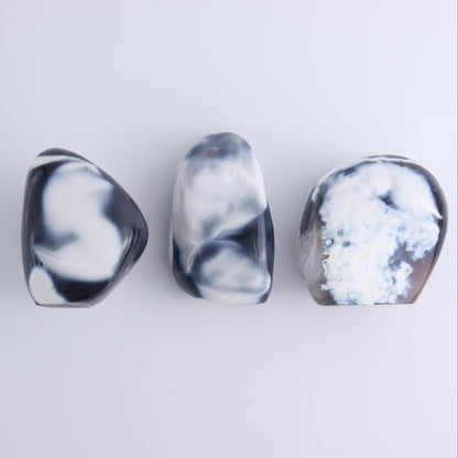 Orca Agate Freeform Set of 3 - Expert Wholesale and Supplier of Wholesale Crystals & Bulk Gemstones, ["Freeforms","Madagascar","Orca Agate"]