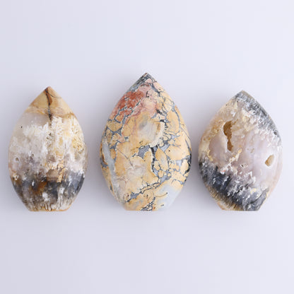 Maligano Jasper Mixed Carvings Set of 7 - Expert Wholesale and Supplier of Wholesale Crystals & Bulk Gemstones, ["Freeforms","Hearts","Indonesia","Maligno Jasper","moons","Points"]