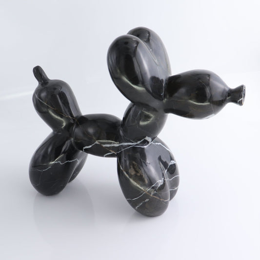 Black Marble Balloon Dog - wholesale crystals