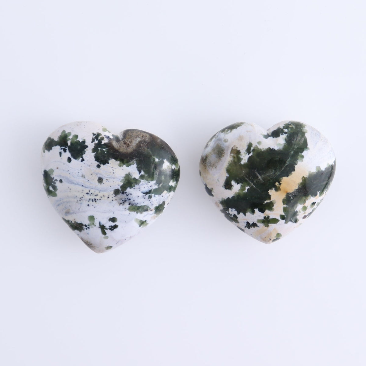 Ocean Jasper Hearts Set of 10