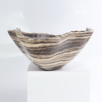 Mexican Onyx/Calcite Bowl 14"