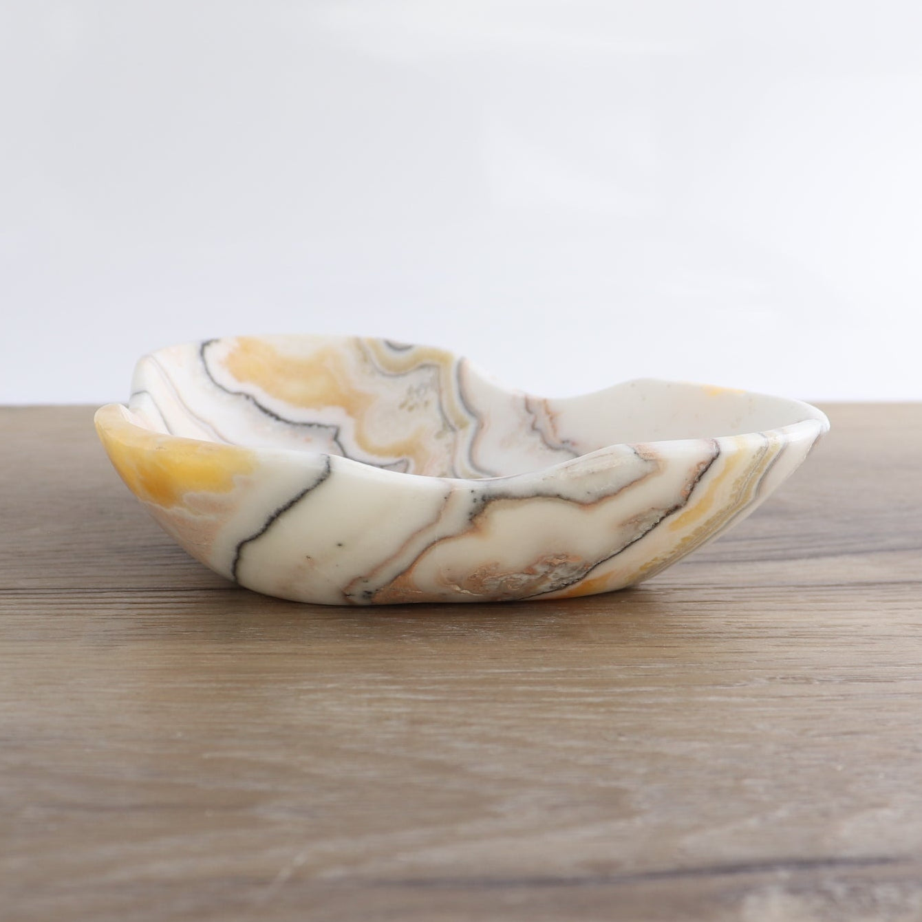 Mexican Onyx/Calcite Bowls Set of 2