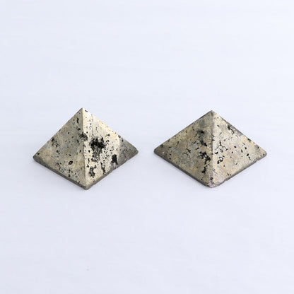 Pyrite Pyramids Set of 7