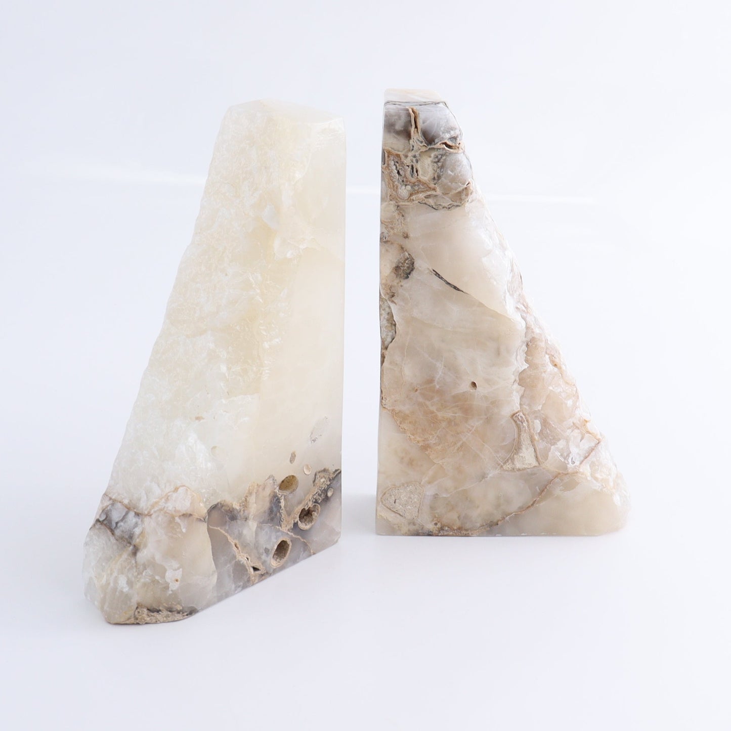 Calcite/Onyx Bookends Set of 10 pairs - Expert Wholesale and Supplier of Wholesale Crystals & Bulk Gemstones, ["Bookends","Calcite","onyx"]