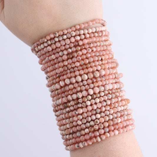 One Rhodochrosite Bracelet | Mi Esperanza Minerals | Supplier of Crystals and Onyx