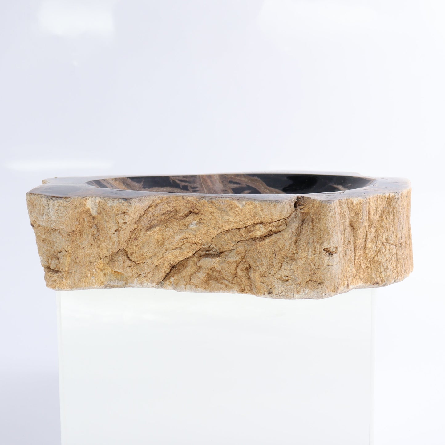Petrified Wood Bowls Set of 2 - Expert Wholesale and Supplier of Wholesale Crystals & Bulk Gemstones, ["Bowls","Indonesia","Petrified Wood"]