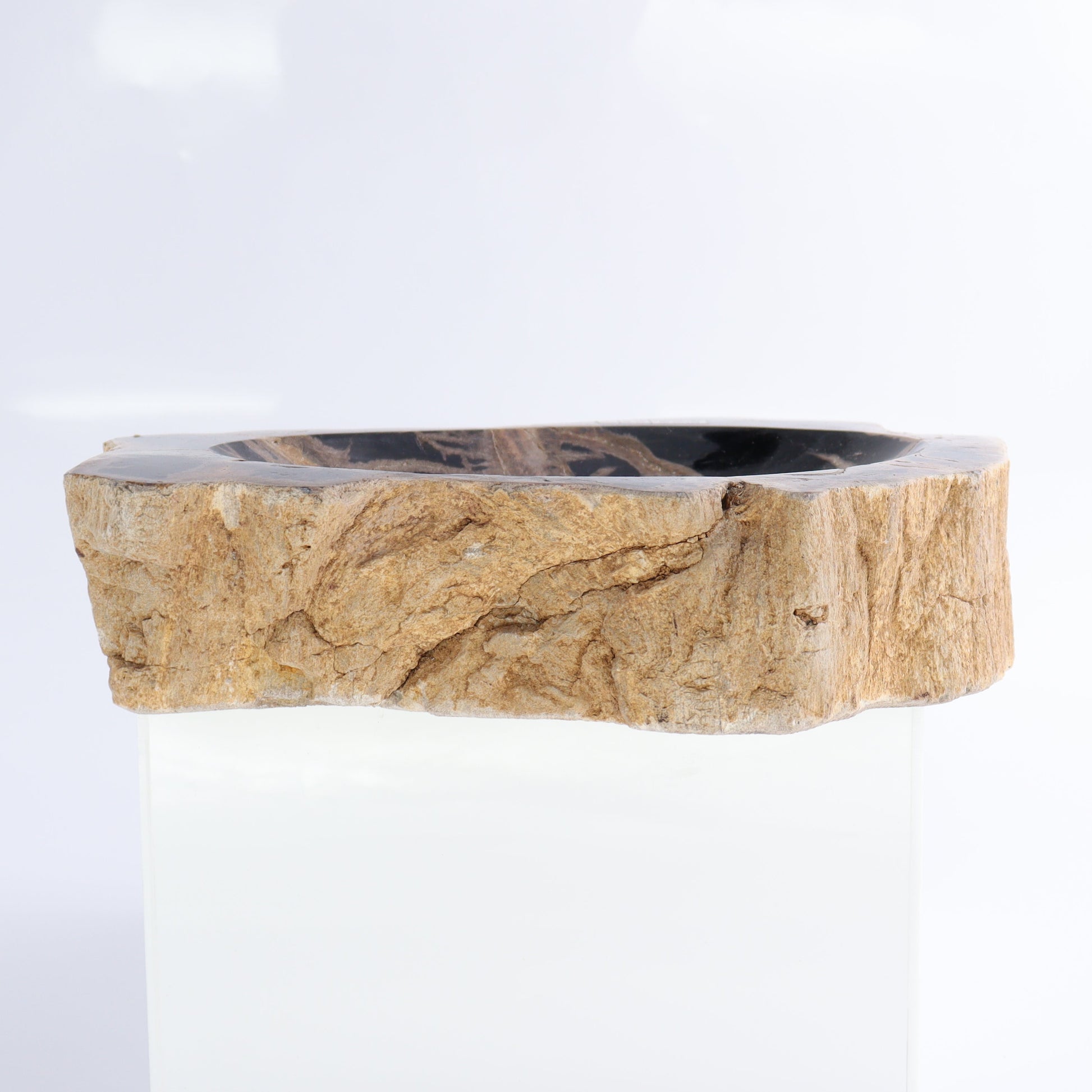 Petrified Wood Bowls Set of 2 - Expert Wholesale and Supplier of Wholesale Crystals & Bulk Gemstones, ["Bowls","Indonesia","Petrified Wood"]