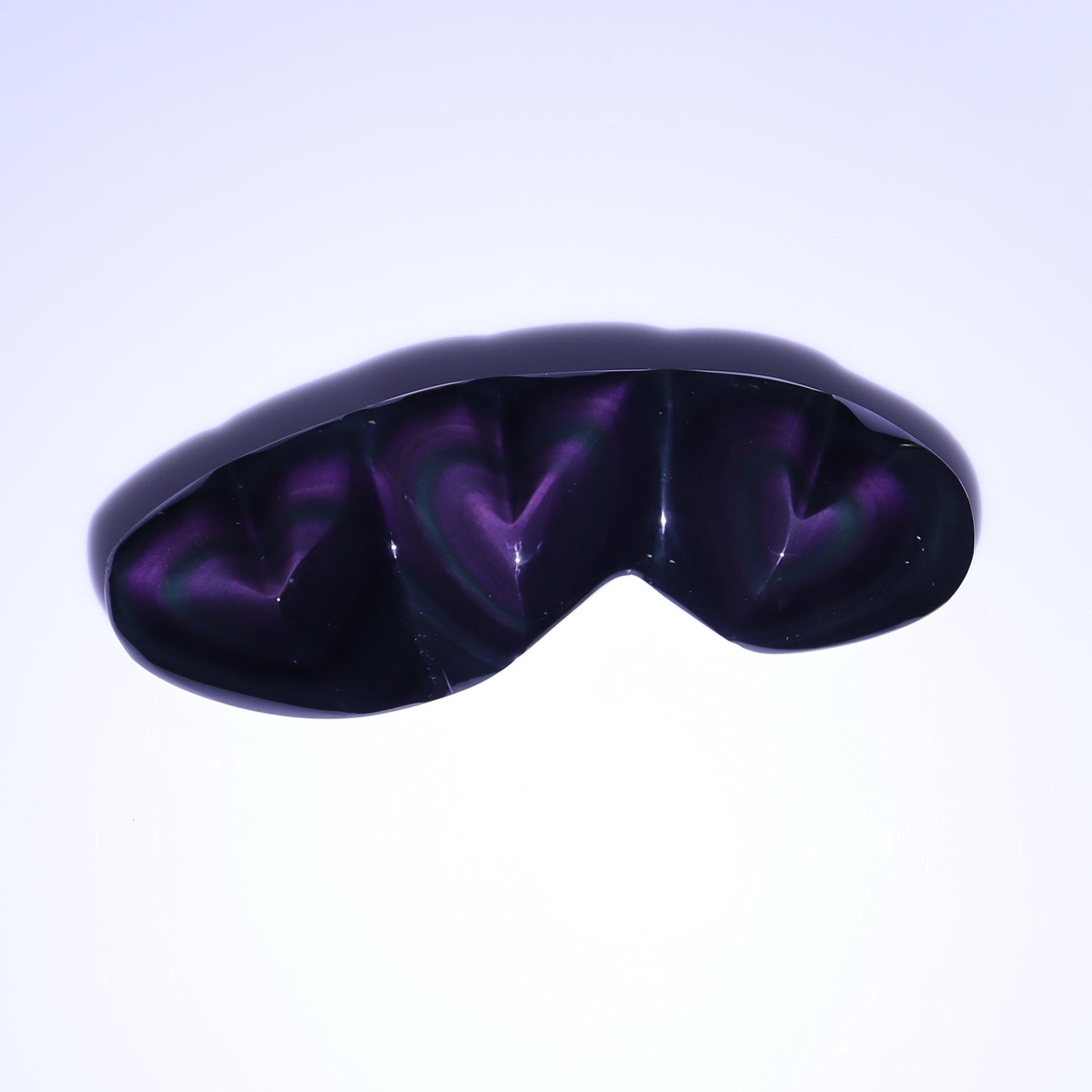 Rainbow Obsidian Heart Set of 2 - Expert Wholesale and Supplier of Wholesale Crystals & Bulk Gemstones, ["Hearts","Mexico","Obsidian","Rainbow Obsidian"]
