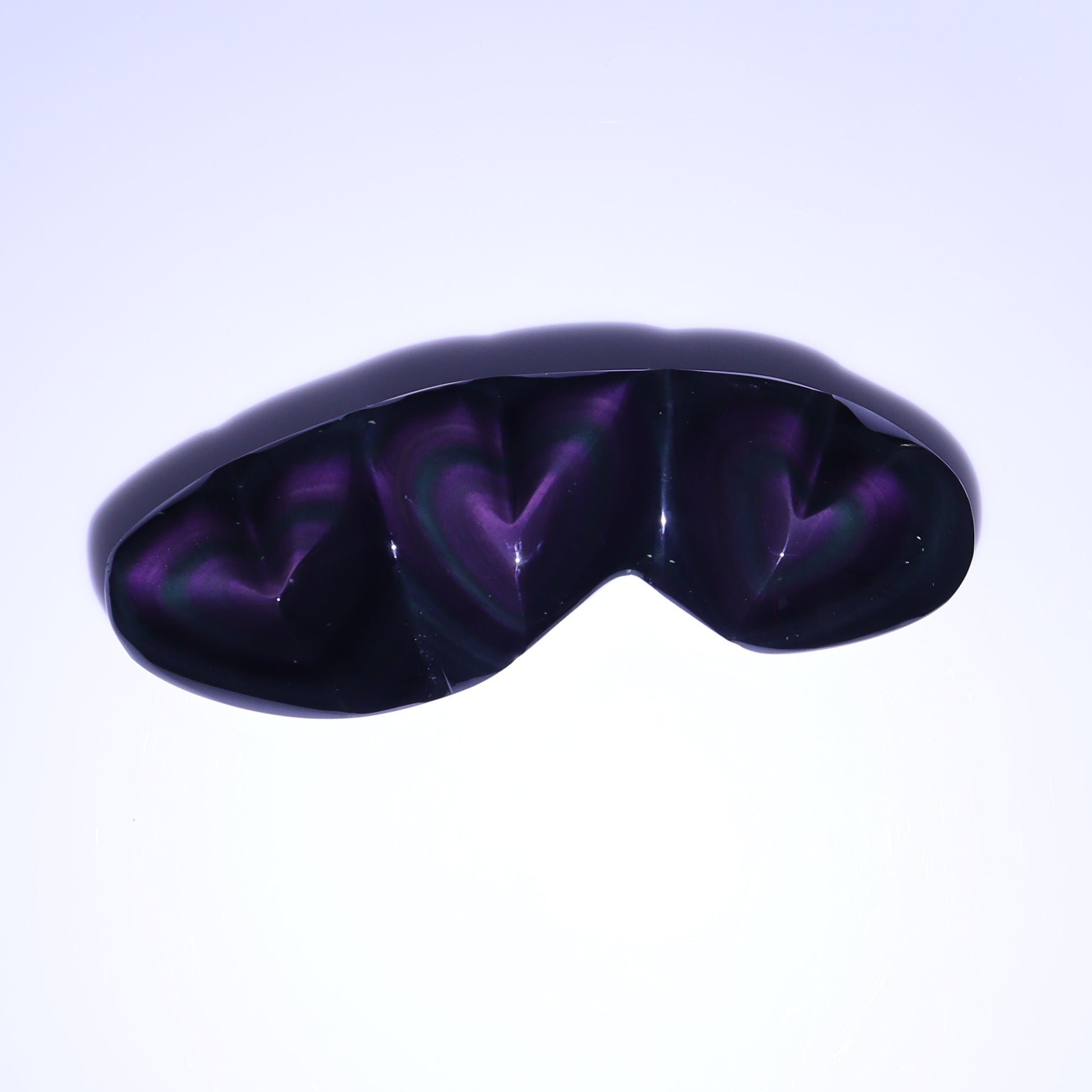 Rainbow Obsidian Heart Set of 2 - Expert Wholesale and Supplier of Wholesale Crystals & Bulk Gemstones, ["Hearts","Mexico","Obsidian","Rainbow Obsidian"]