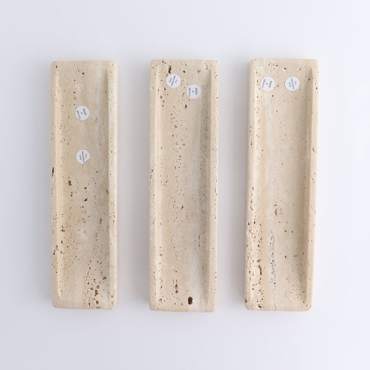 One Travertine Incense Holder | Mi Esperanza Minerals | Supplier of Crystals and Onyx