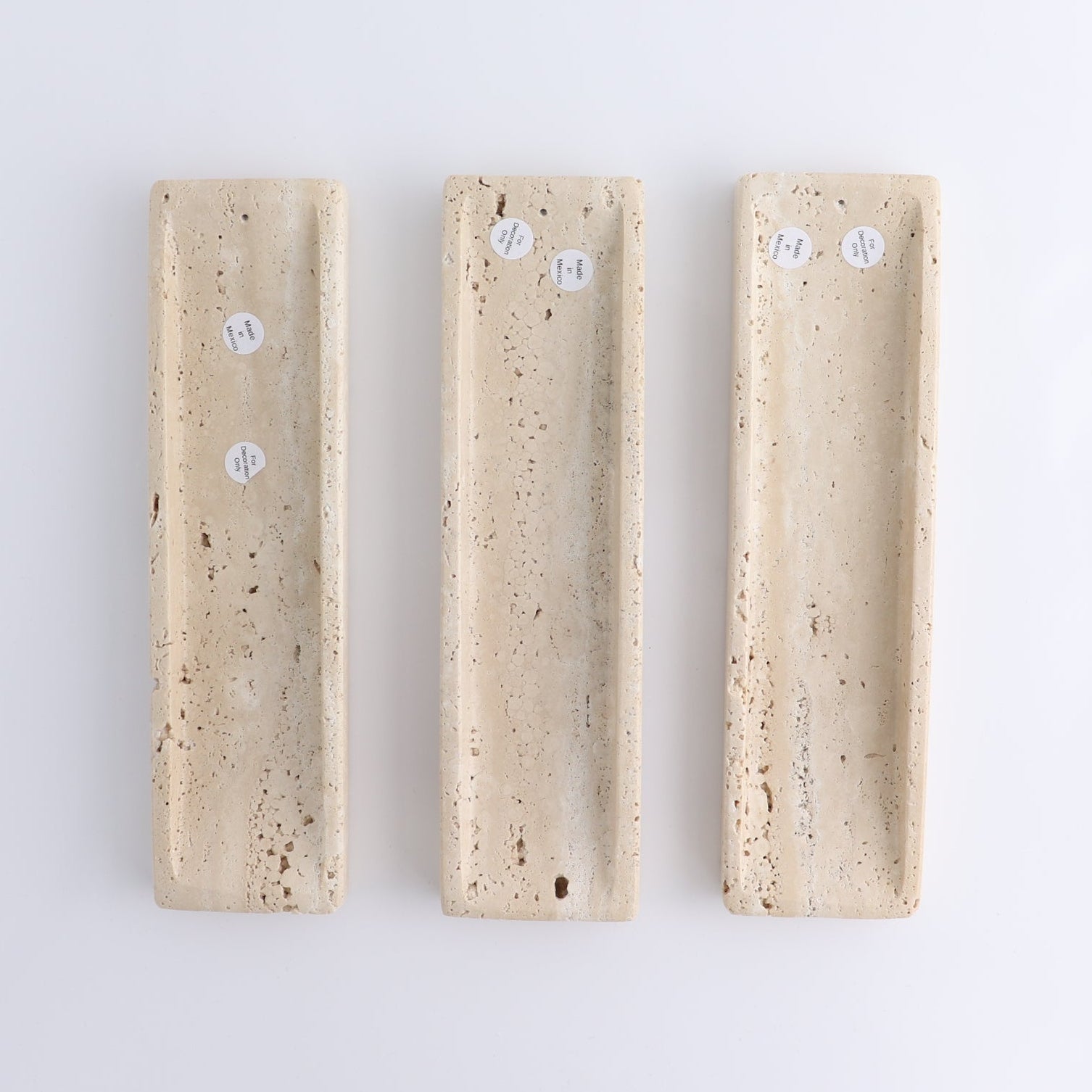 One Travertine Incense Holder | Mi Esperanza Minerals | Supplier of Crystals and Onyx
