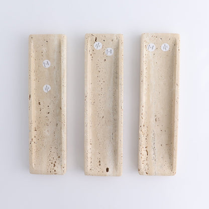 One Travertine Incense Holder | Mi Esperanza Minerals | Supplier of Crystals and Onyx