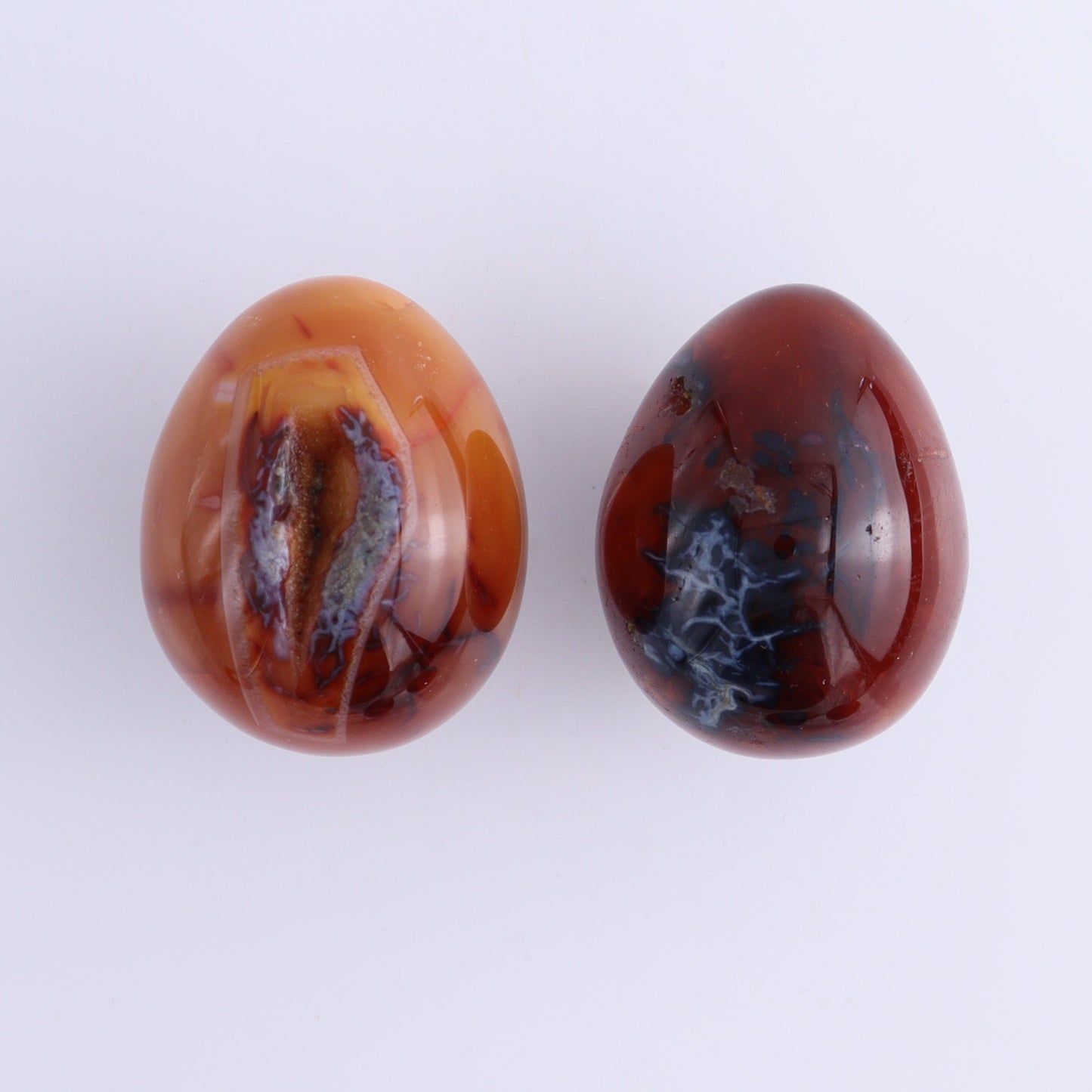 Carnelian Eggs Set of 12 - Expert Wholesale and Supplier of Wholesale Crystals & Bulk Gemstones, ["carnelian","Eggs","Madagascar"]