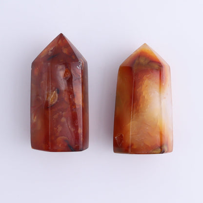 Carnelian Towers Set of 11 - Expert Wholesale and Supplier of Wholesale Crystals & Bulk Gemstones, ["carnelian","Madagascar","Towers"]