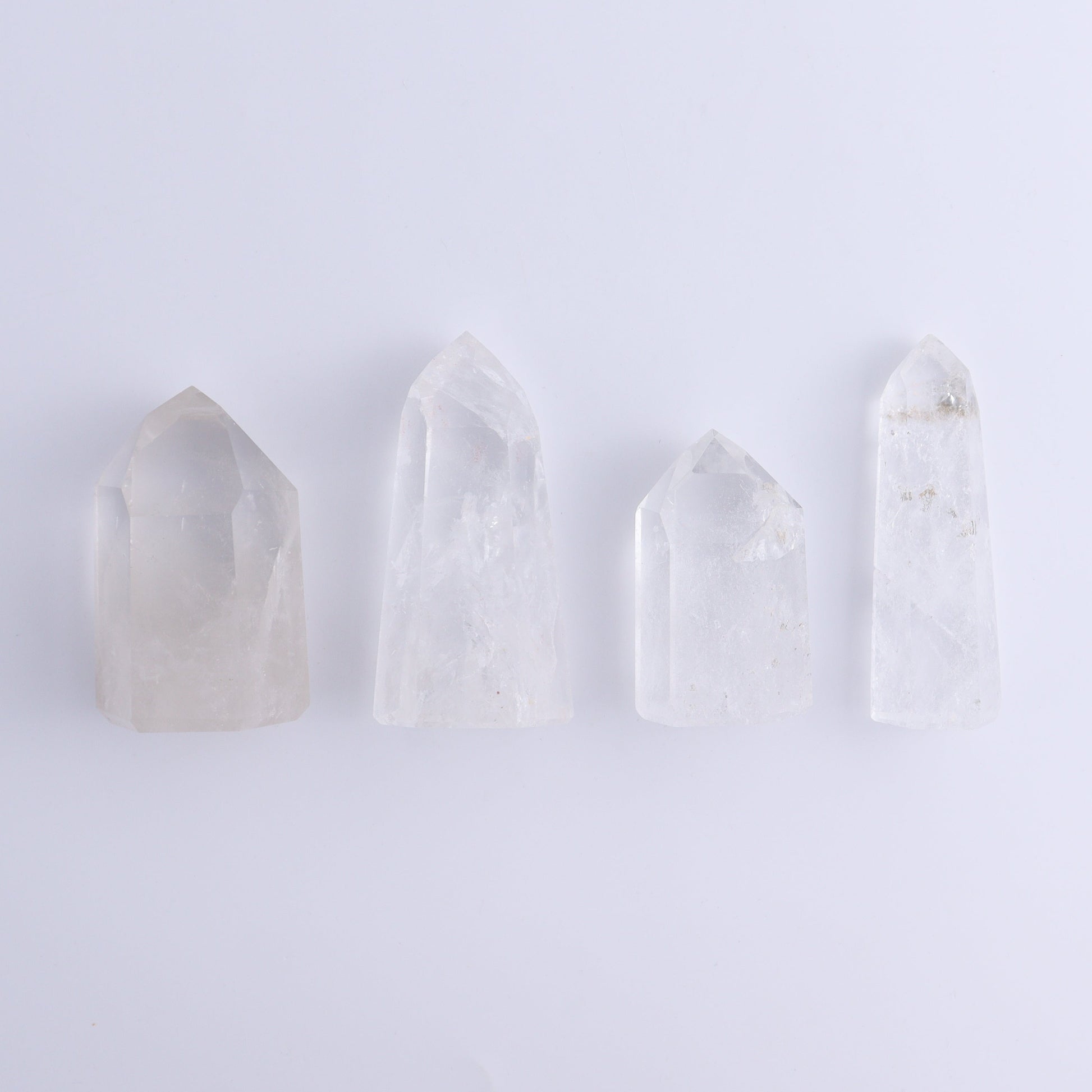 Quartz Towers Set of 4 - Expert Wholesale and Supplier of Wholesale Crystals & Bulk Gemstones, ["Brazil","Clear Quartz","Points","Quartz","Towers"]
