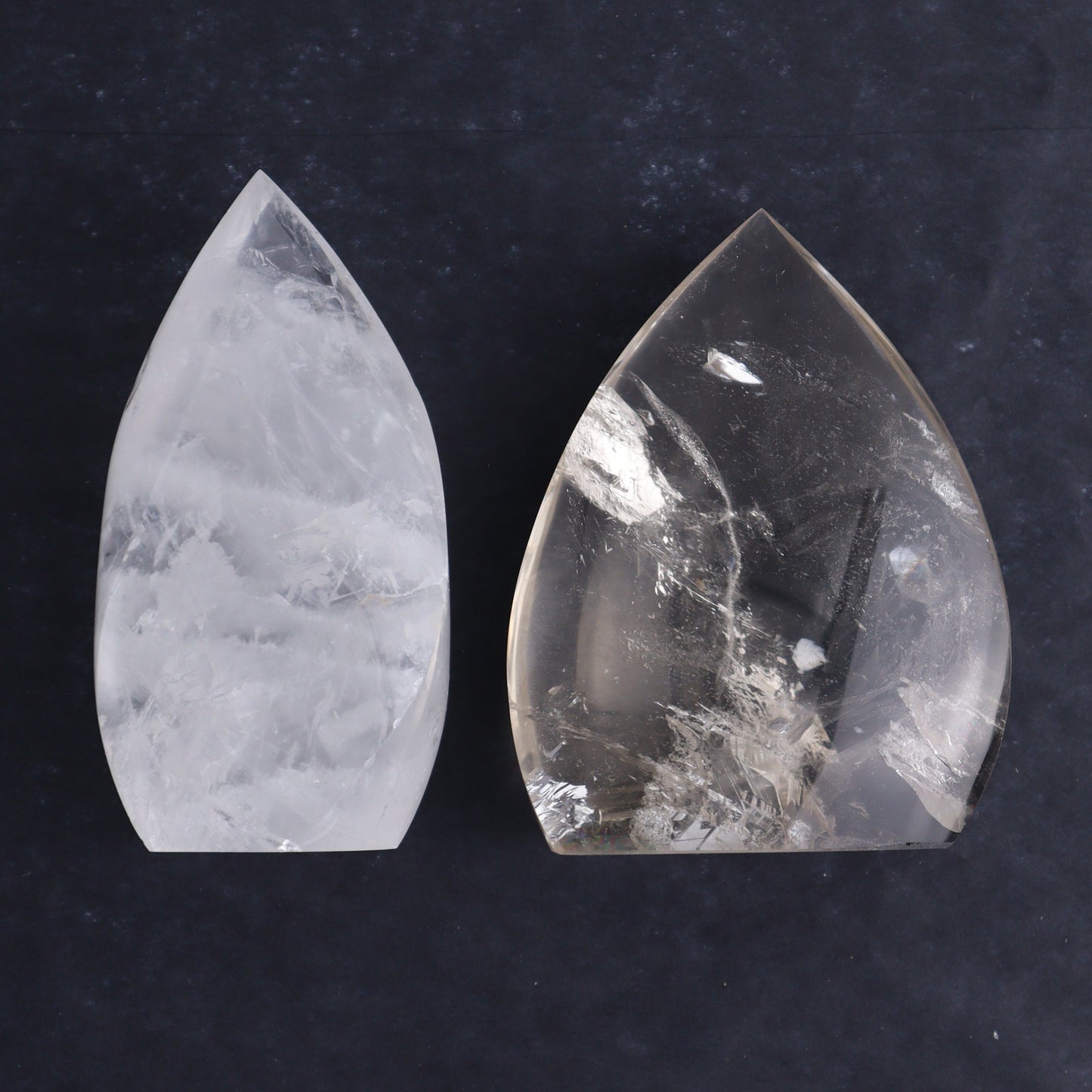 Imperfect Clear Quartz Flames Set of 6 - Expert Wholesale and Supplier of Wholesale Crystals & Bulk Gemstones, ["Brazil","Clear Quartz","flames","Quartz"]