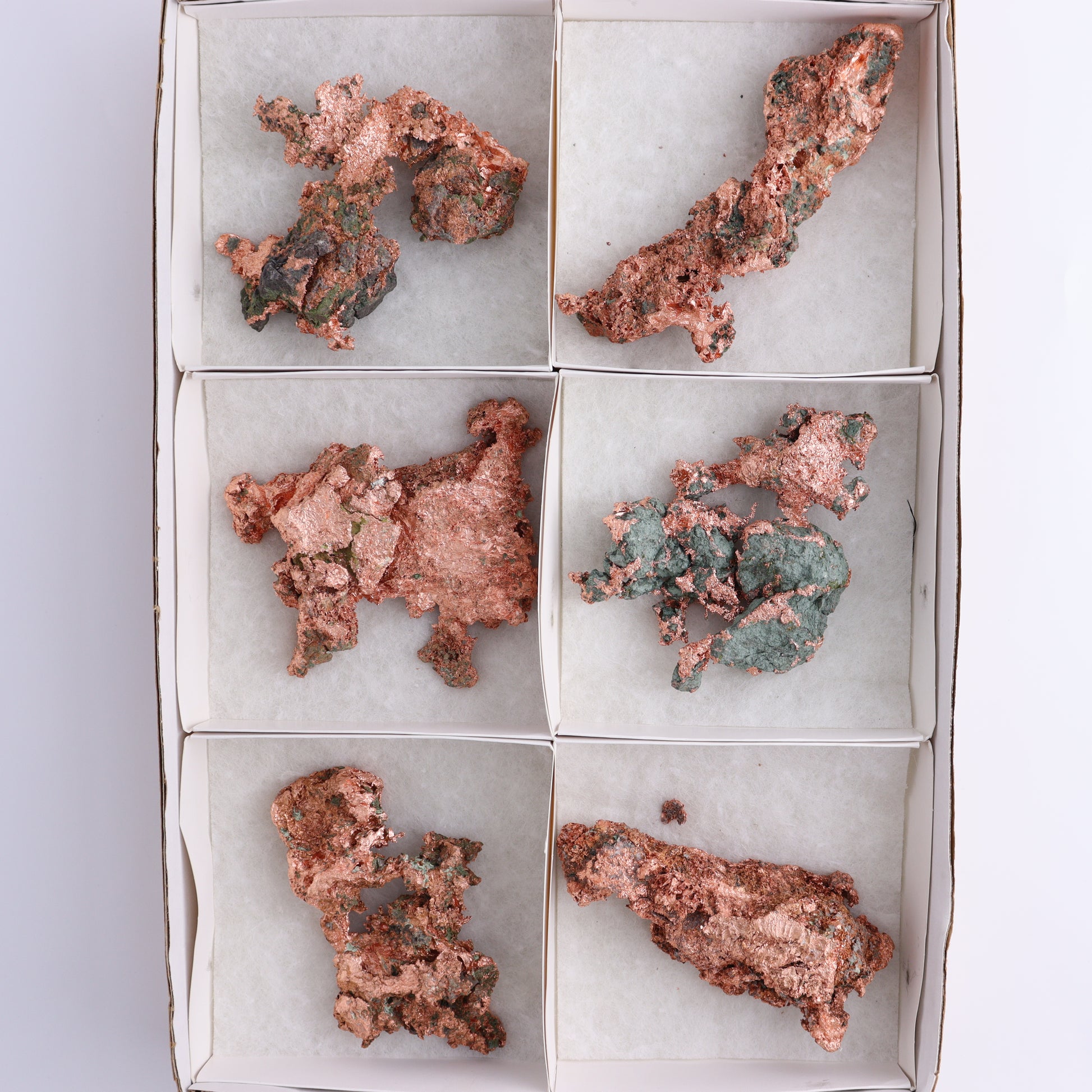 Native Copper Flat of 6 - Expert Wholesale and Supplier of Wholesale Crystals & Bulk Gemstones, ["copper","Freeforms","Native Copper","United States"]