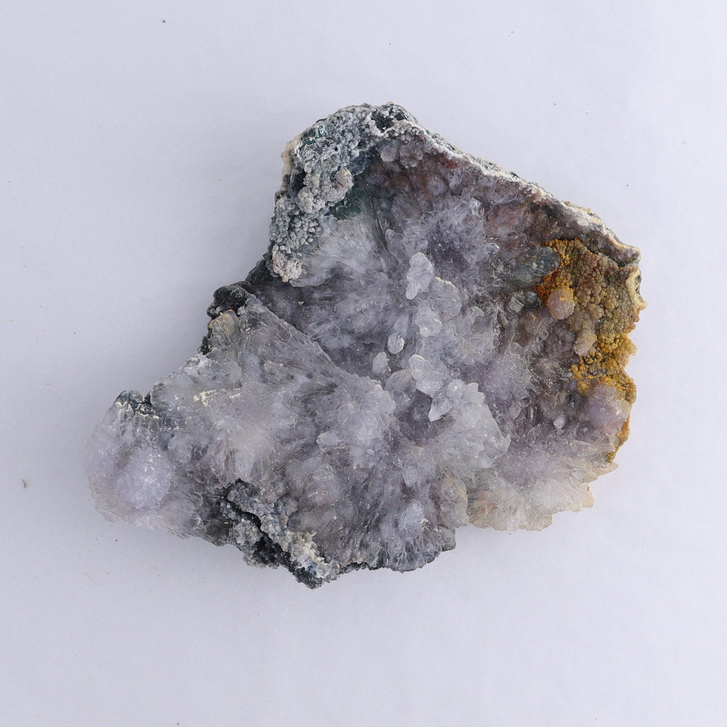 Amethyst Flower Clusters Set of 5