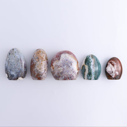 Ocean Jasper Freeform Set of 5 - Expert Wholesale and Supplier of Wholesale Crystals & Bulk Gemstones, ["Freeforms","jasper","Ocean Jasper"]