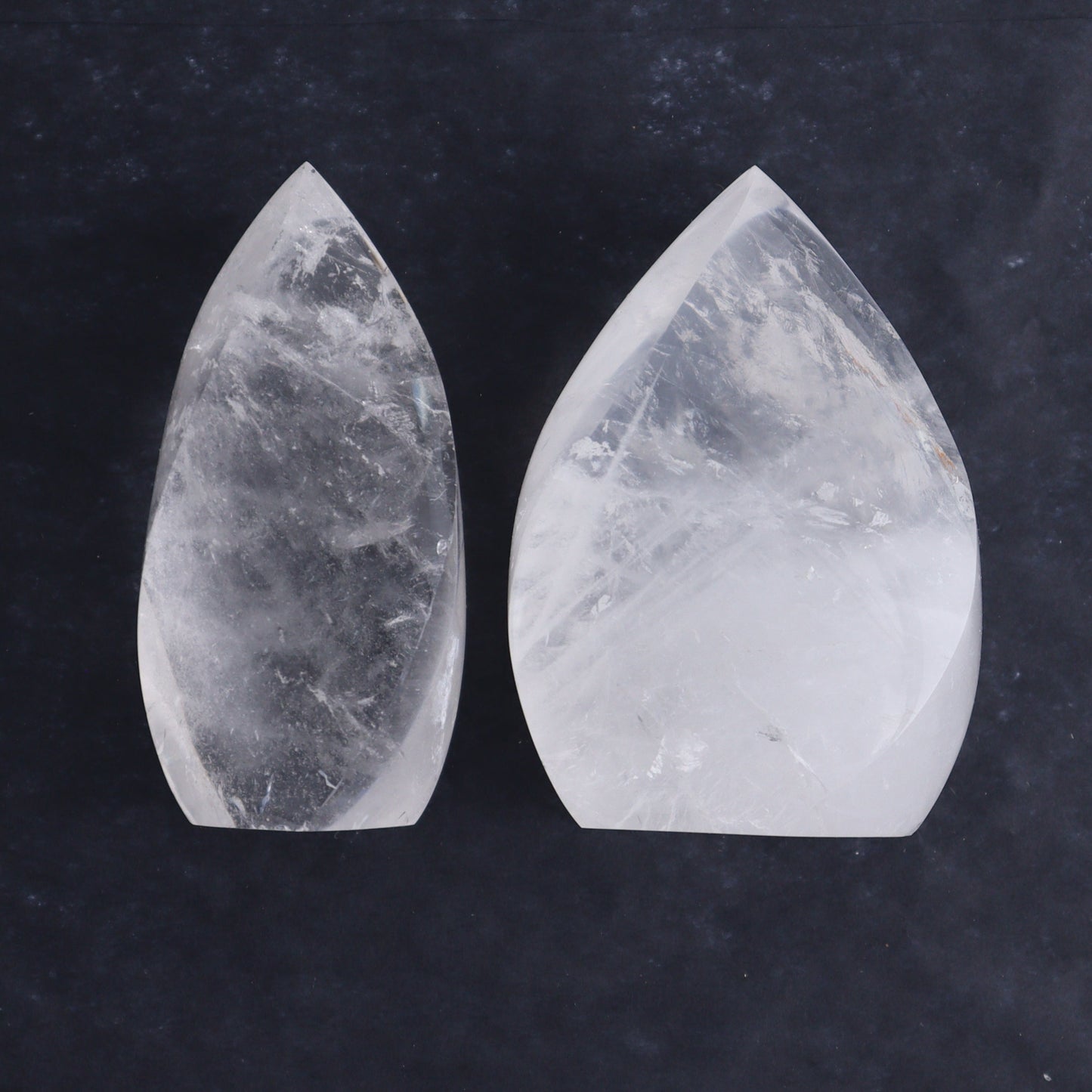 Imperfect Clear Quartz Flames Set of 6 - Expert Wholesale and Supplier of Wholesale Crystals & Bulk Gemstones, ["Brazil","Clear Quartz","flames","Quartz"]