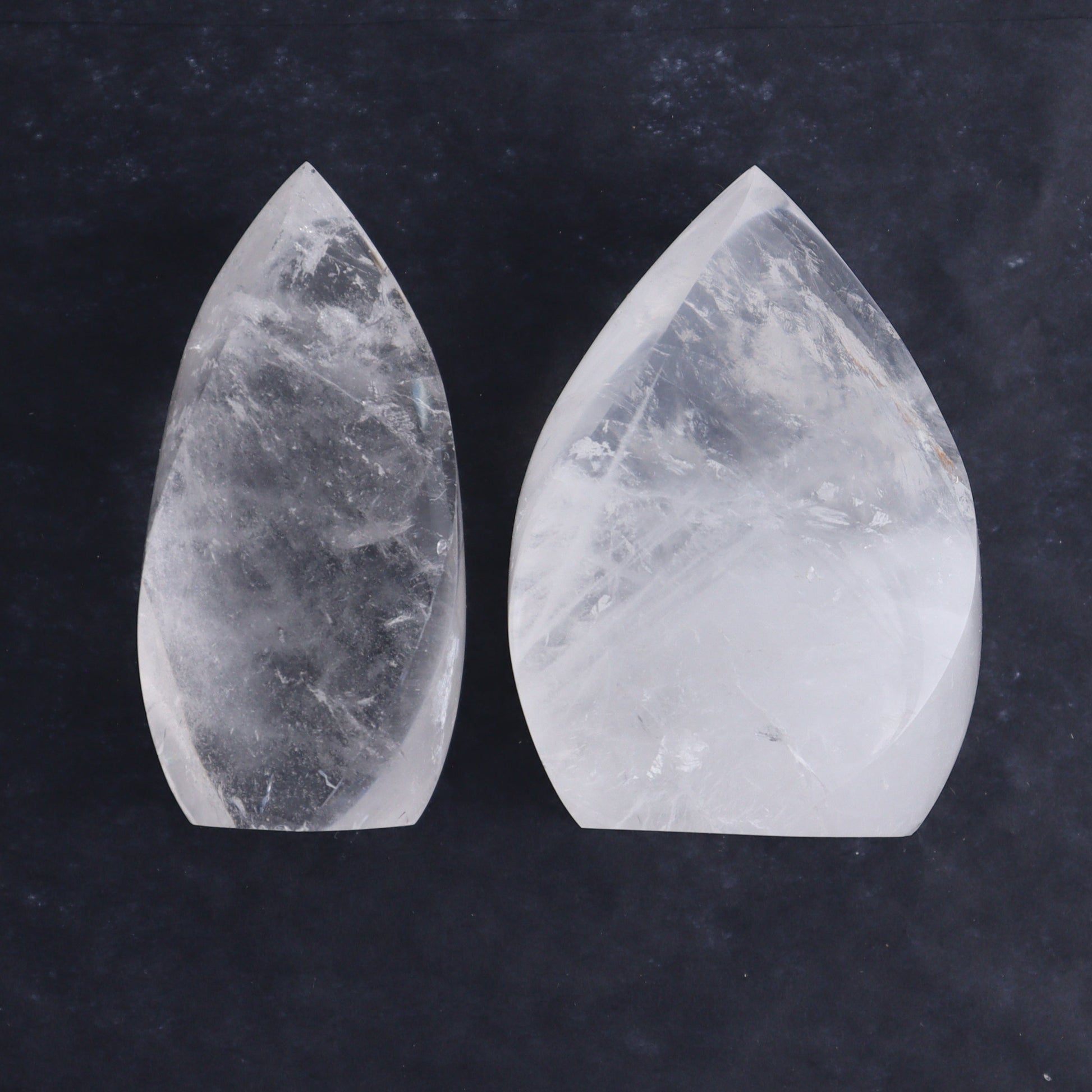 Imperfect Clear Quartz Flames Set of 6 - Expert Wholesale and Supplier of Wholesale Crystals & Bulk Gemstones, ["Brazil","Clear Quartz","flames","Quartz"]