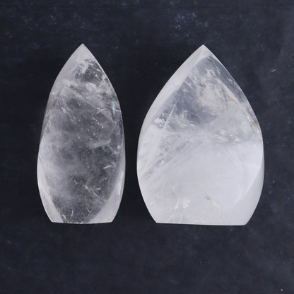 Imperfect Clear Quartz Flames Set of 6 - Expert Wholesale and Supplier of Wholesale Crystals & Bulk Gemstones, ["Brazil","Clear Quartz","flames","Quartz"]