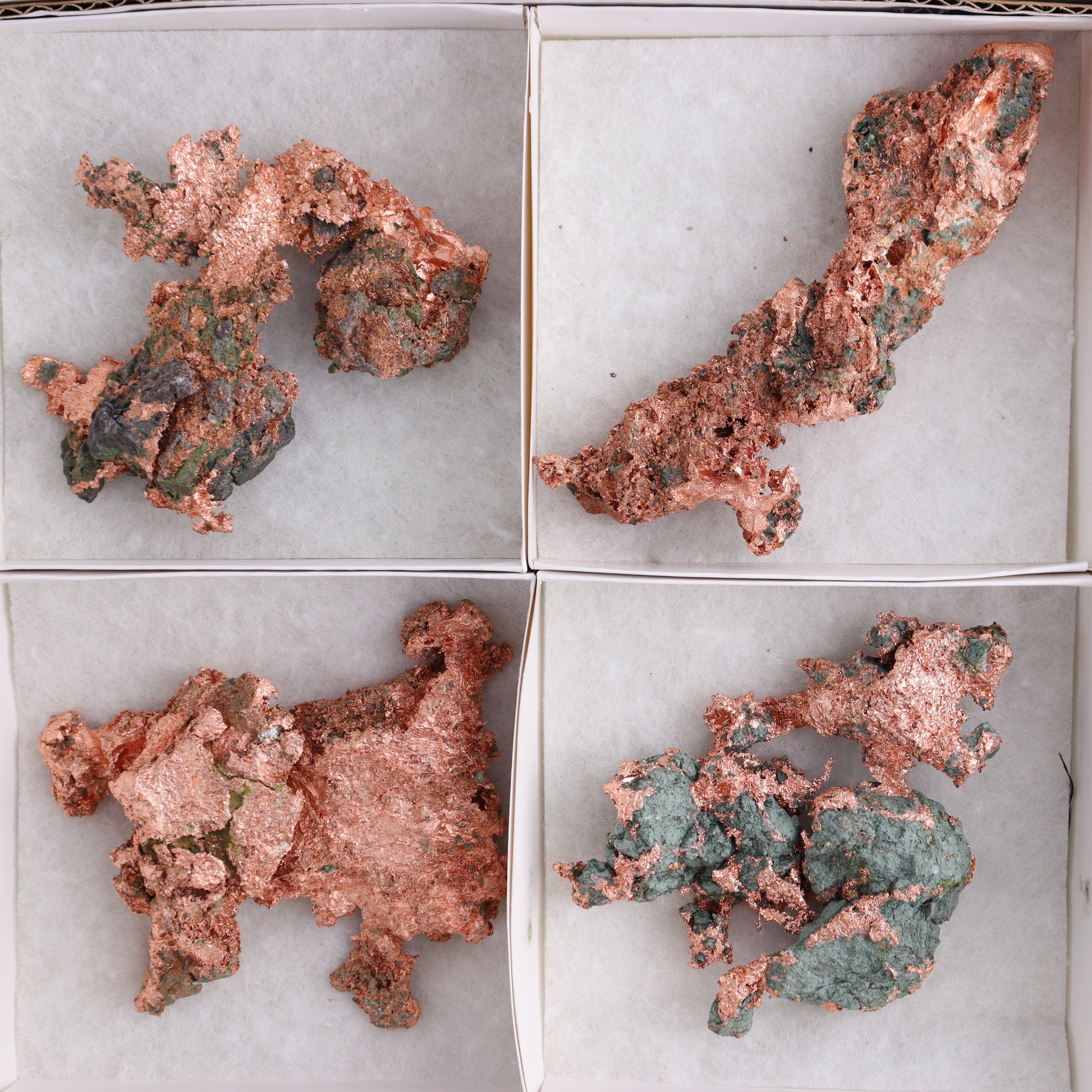 Native Copper Flat of 6 - Expert Wholesale and Supplier of Wholesale Crystals & Bulk Gemstones, ["copper","Freeforms","Native Copper","United States"]