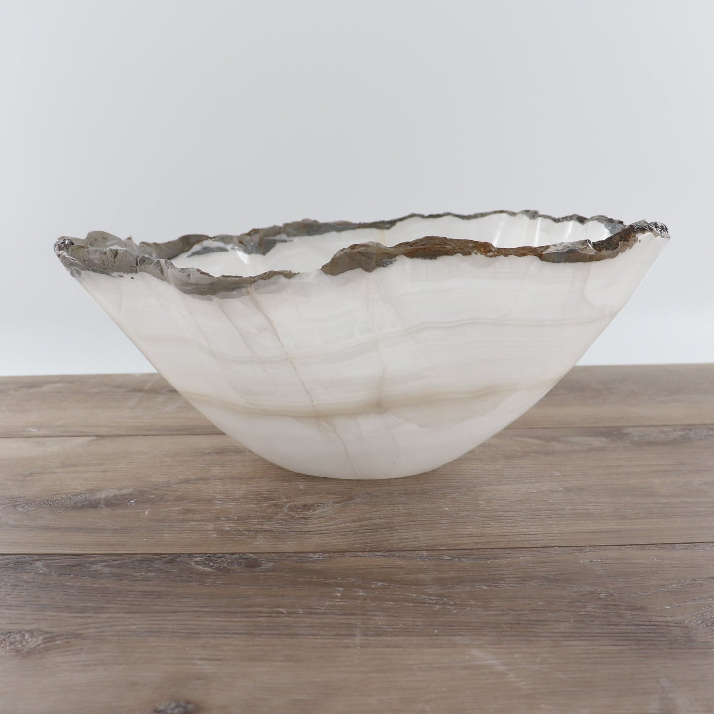 Mexican Onyx/Calcite Bowl 14"