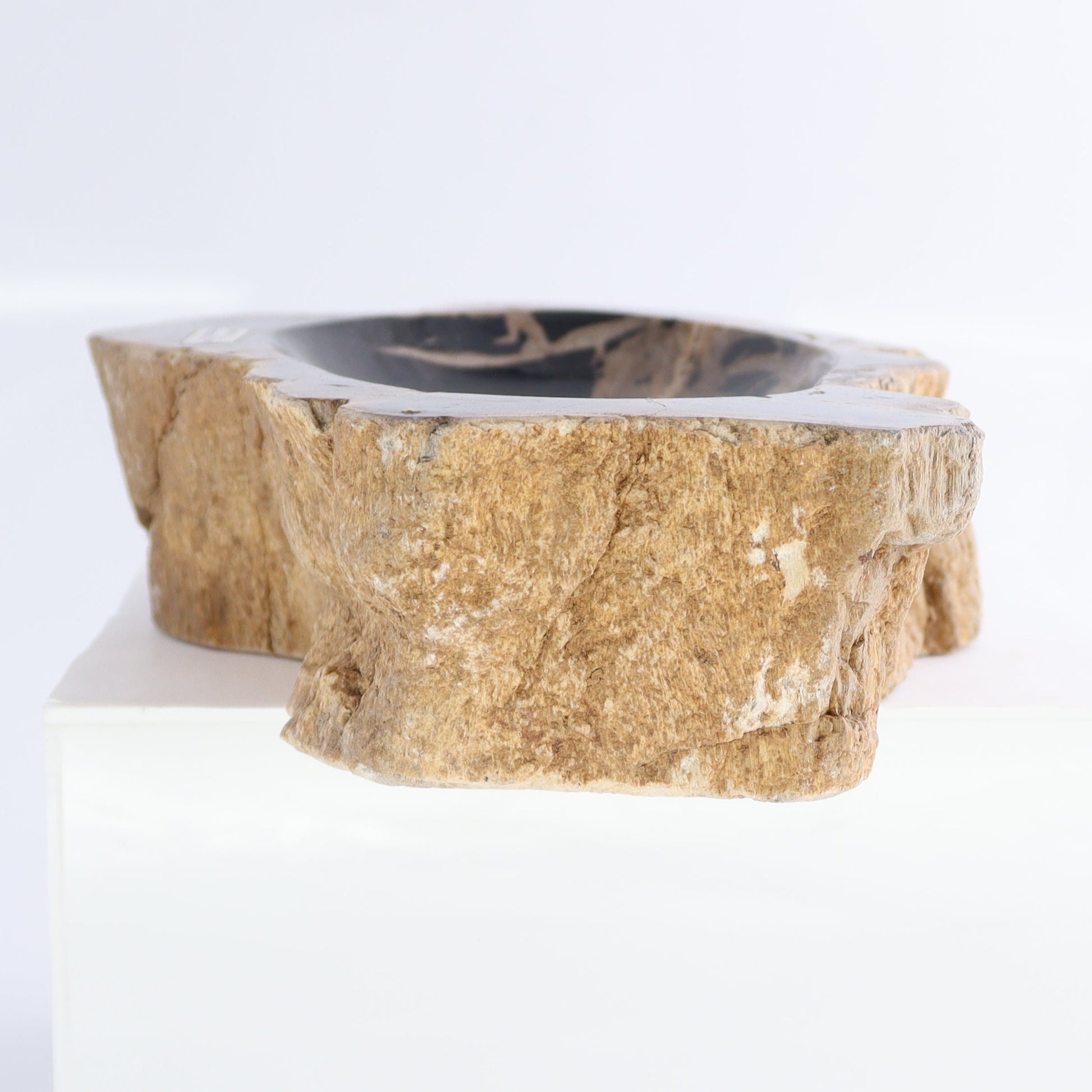Petrified Wood Bowls Set of 2 - Expert Wholesale and Supplier of Wholesale Crystals & Bulk Gemstones, ["Bowls","Indonesia","Petrified Wood"]