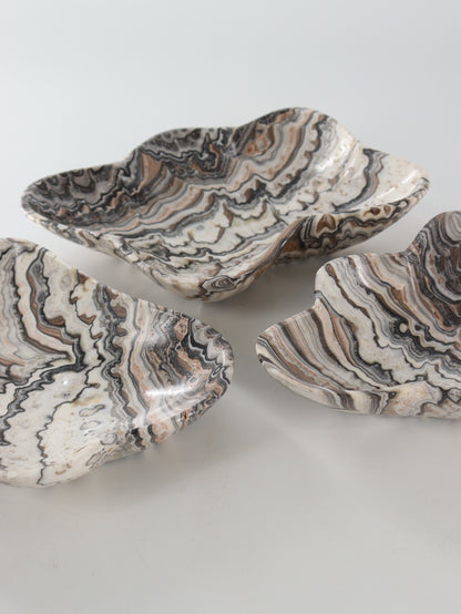 Zebra Onyx Bowls Set of 3 - Expert Wholesale and Supplier of Wholesale Crystals & Bulk Gemstones, []